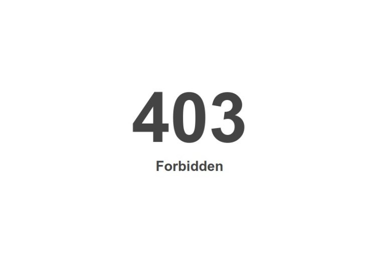 How to fix a 403 Forbidden error in WordPress?