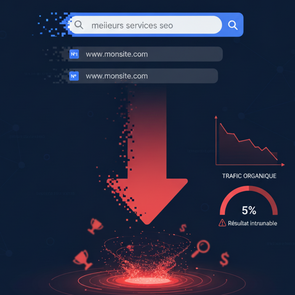 SEO Decline chart
