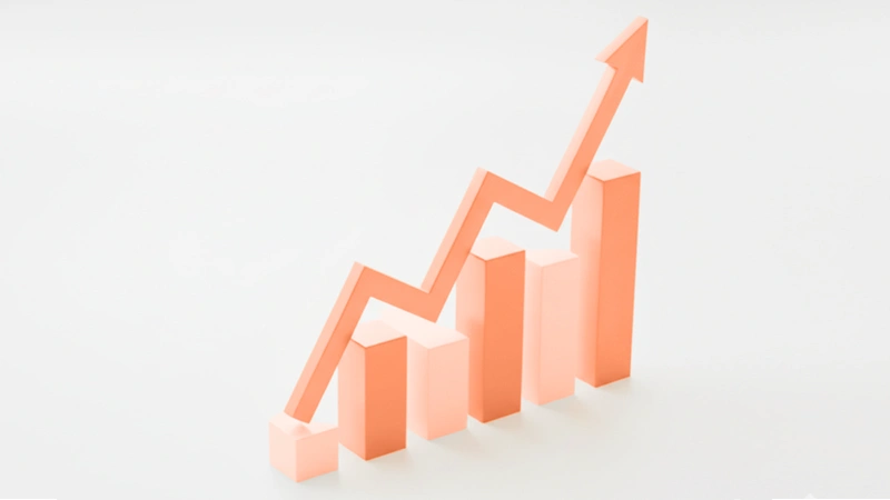 3d chart representing progression