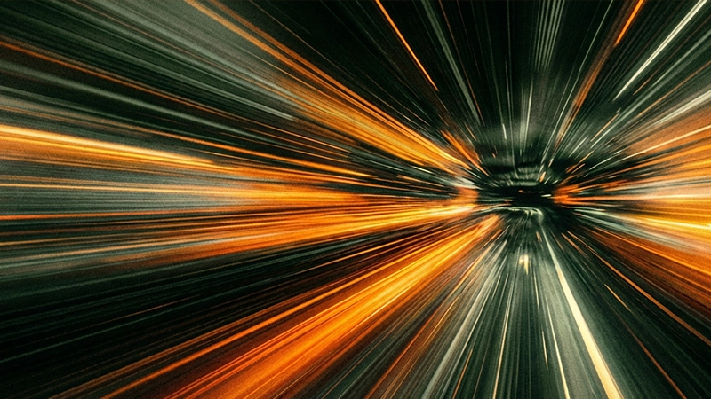 Effet de vitesse, lumières en accélération